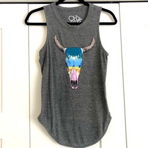 Chaser Graphic Longhorn Tank